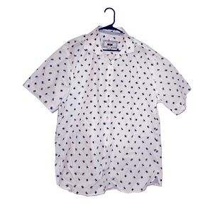 Joseph Abboud Fit Spread Collard Shirt| Size XL | 97% cotton